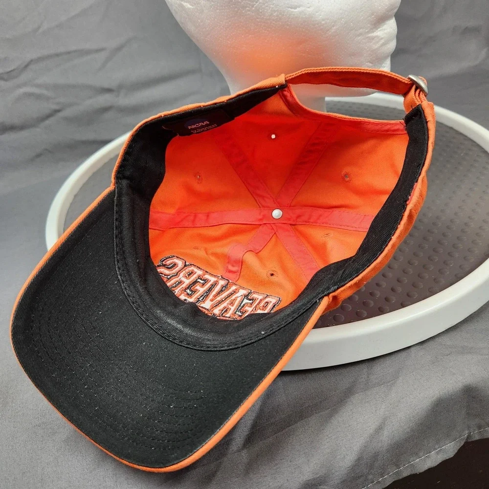 Oregon State Beavers Hat‎ Cap Strap Back Orange NCAA College Basketball Mens OSU